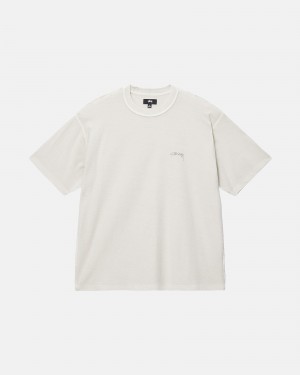 Camiseta Stussy Lazy Beige | 42509-PITO