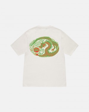 Camiseta Stussy Mosaic Dragon Beige | 29176-DXNI