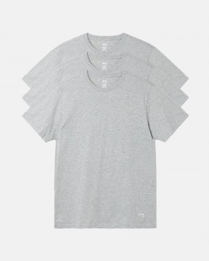 Camiseta Stussy Stussy Undershirts Gris | 76518-MEBS