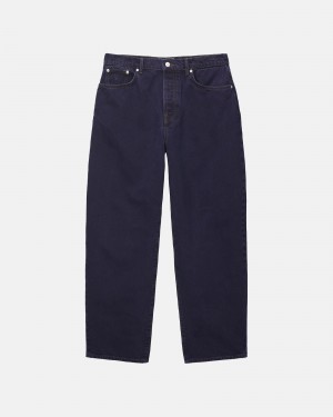 Jeans Stussy Big Ol' Denim Azul Marino | 48752-ICNQ