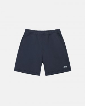 Pantalon Deportivo Stussy Stock Logo Azul Marino | 71289-WCUE