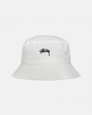 Sombreros Stussy Bucket Stock Beige | 31824-KGHP