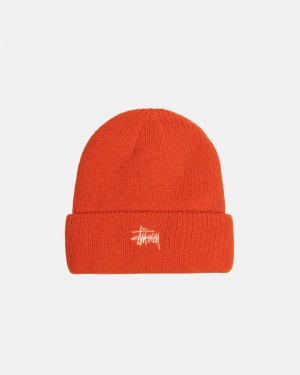 Sombreros Stussy Cuff Beanie Basic Naranjas | 48916-SVIE