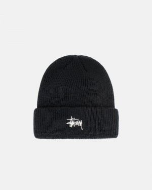 Sombreros Stussy Cuff Beanie Basic Negras | 86152-DUWB