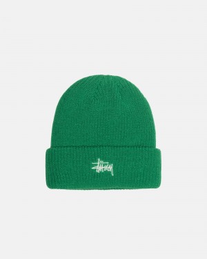 Sombreros Stussy Cuff Beanie Basic Verde | 28754-RXKA