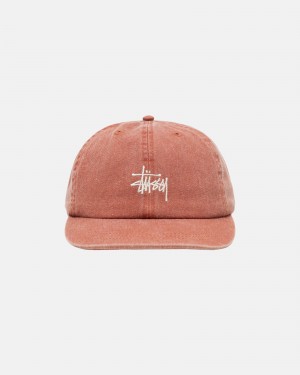 Sombreros Stussy Low Pro Basic Washed Strapback Marrones | 12435-QFAH