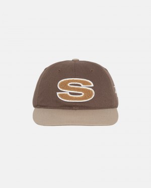 Sombreros Stussy Low Pro Chenille S Snapback Marrones | 08174-BUFY