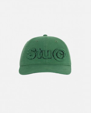 Sombreros Stussy Low Pro Copyright Applique Strapback Verde | 23085-MINX