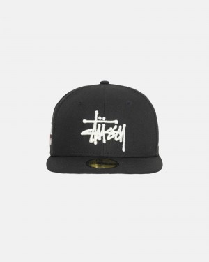 Sombreros Stussy New Era 59fifty Authentic Negras | 80317-GTOR