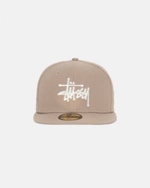 Sombreros Stussy New Era 59fifty Authentic Kaki | 70426-OMKS