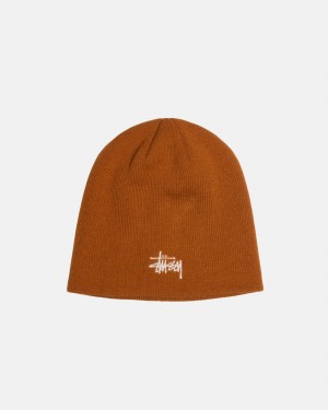 Sombreros Stussy Skullcap Basic Naranjas | 82543-QUZD