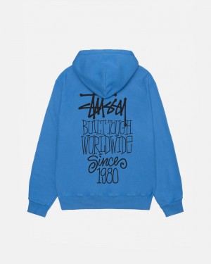 Sudadera con Capucha Stussy Built Tough Azules | 92705-LACH