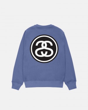 Sudaderas Stussy Ss-Link Crew Azules | 03257-XUWF