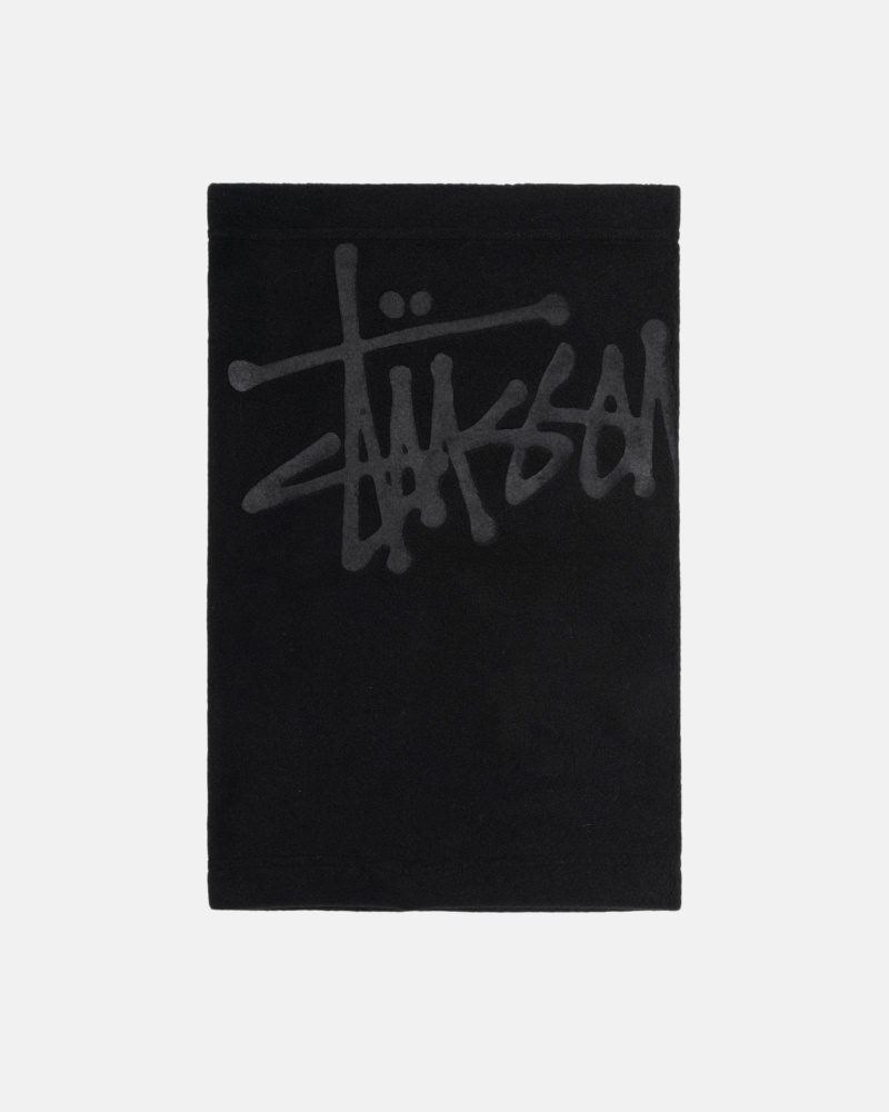 Calentador De Cuello Stussy Polar Fleece Negras | 54123-DLIM