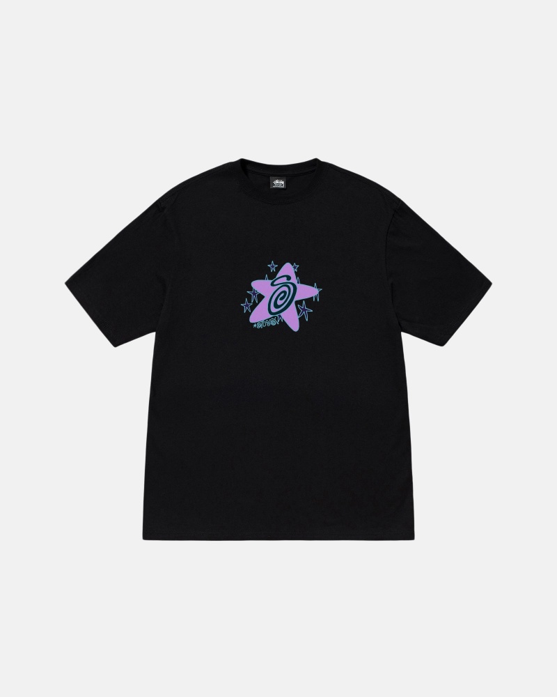 Camiseta Stussy Galaxy Negras | 68270-CQRB