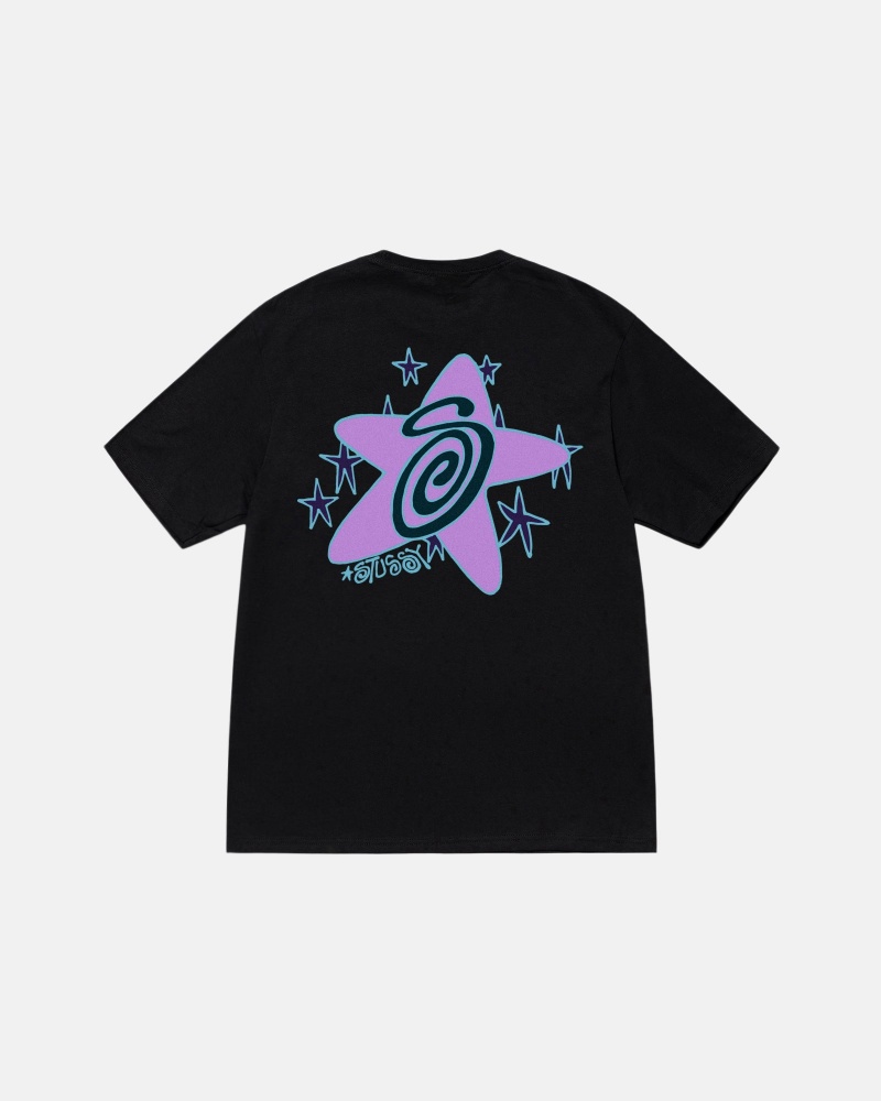 Camiseta Stussy Galaxy Negras | 68270-CQRB