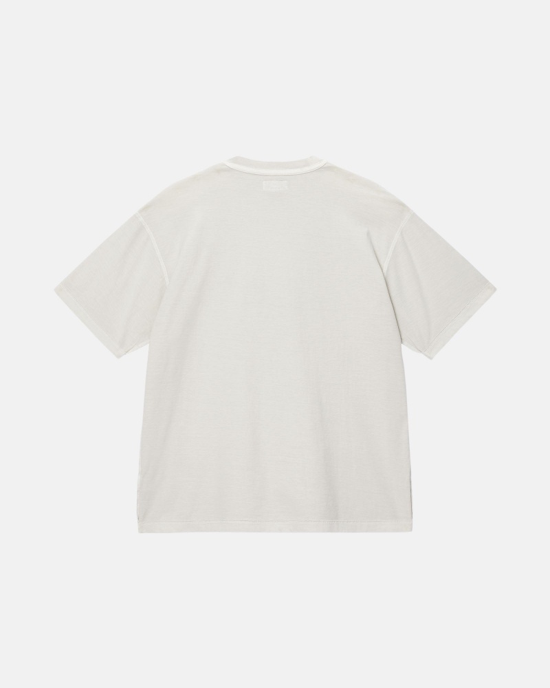 Camiseta Stussy Lazy Beige | 14923-QDWU