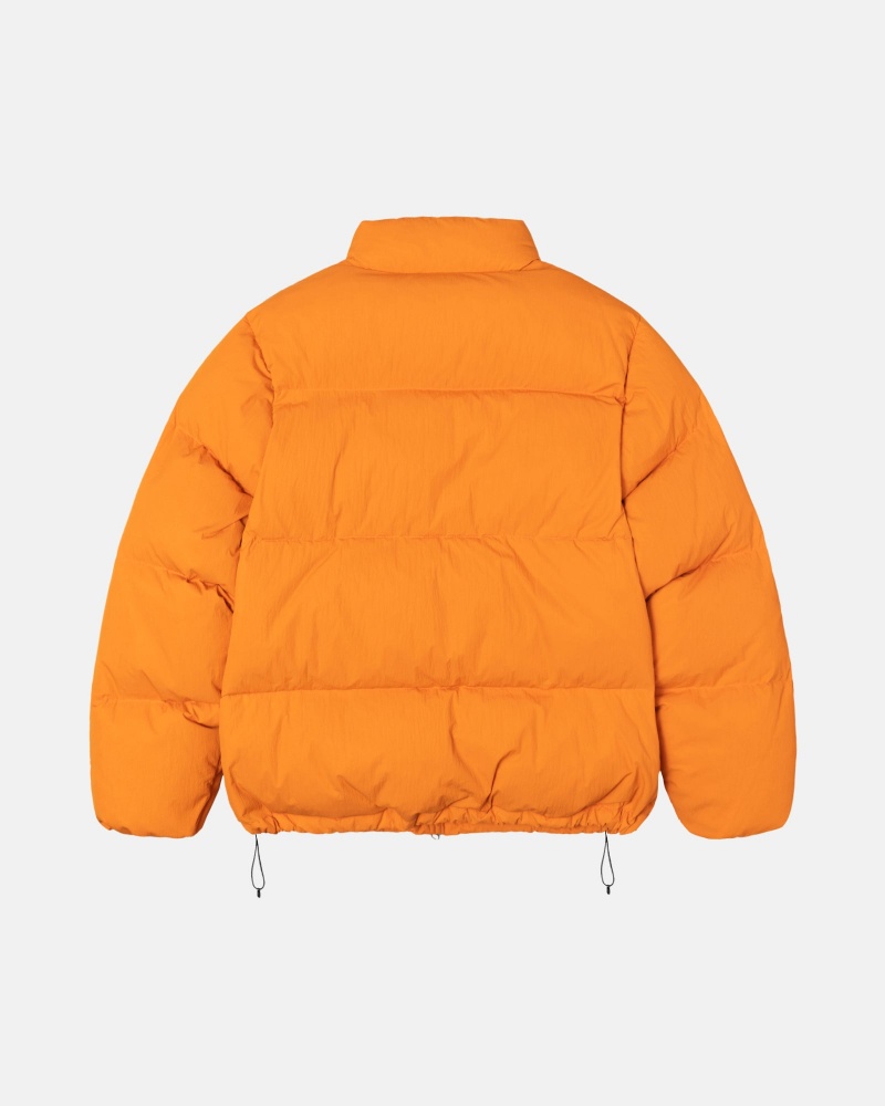 Chaquetas De Plumas Stussy Puffer Nylon Naranjas | 23701-ENQL