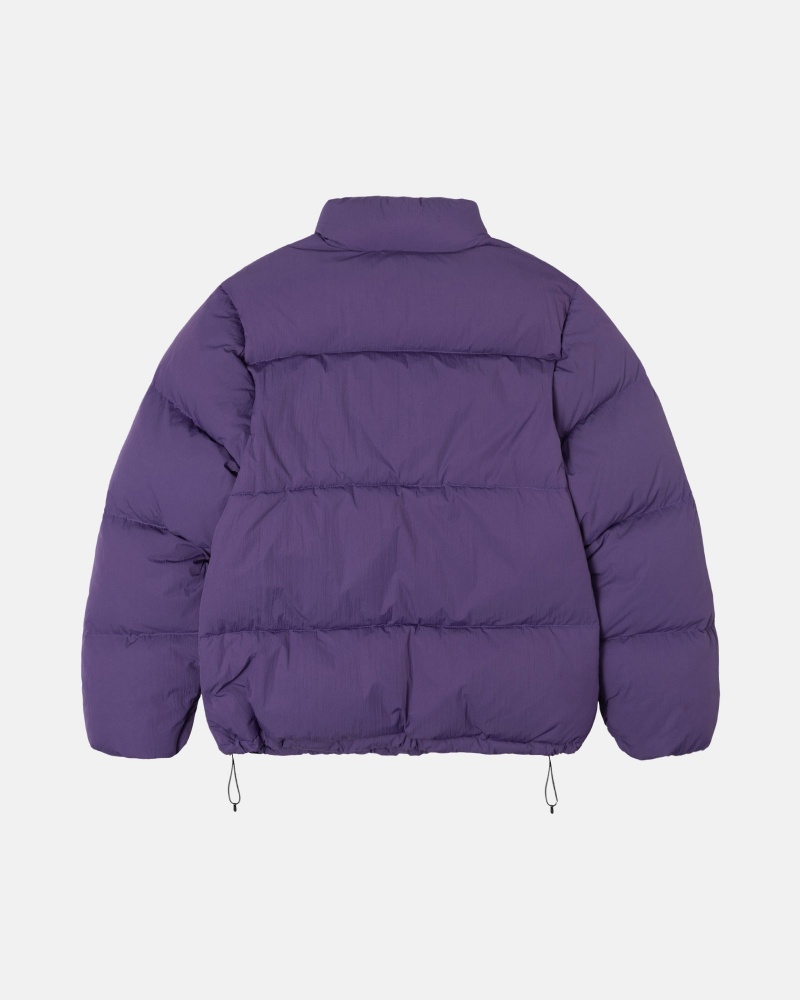 Chaquetas De Plumas Stussy Puffer Nylon Moradas | 39258-ADYU