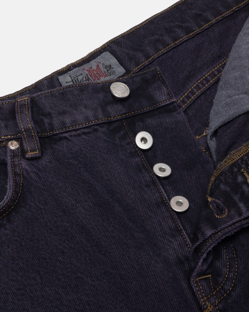 Jeans Stussy Big Ol' Denim Azul Marino | 08423-DTOH