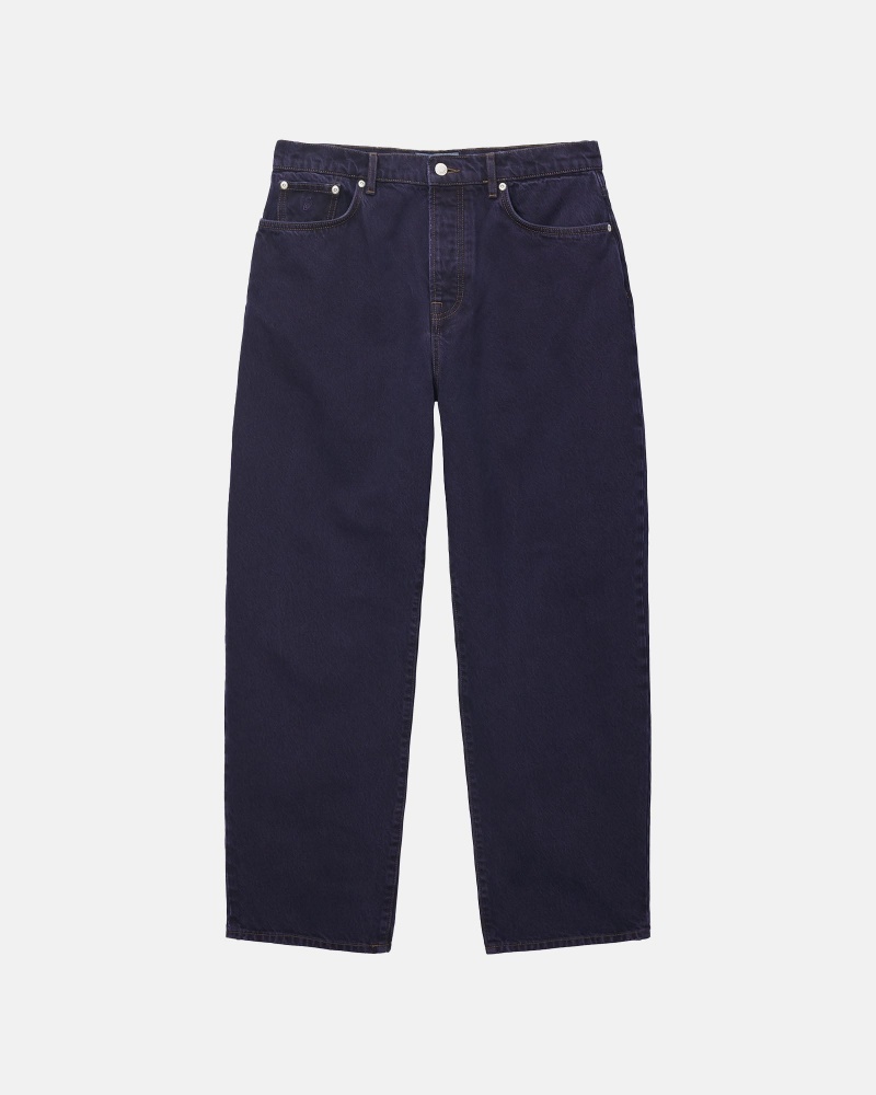 Jeans Stussy Big Ol\' Denim Azul Marino | 48752-ICNQ