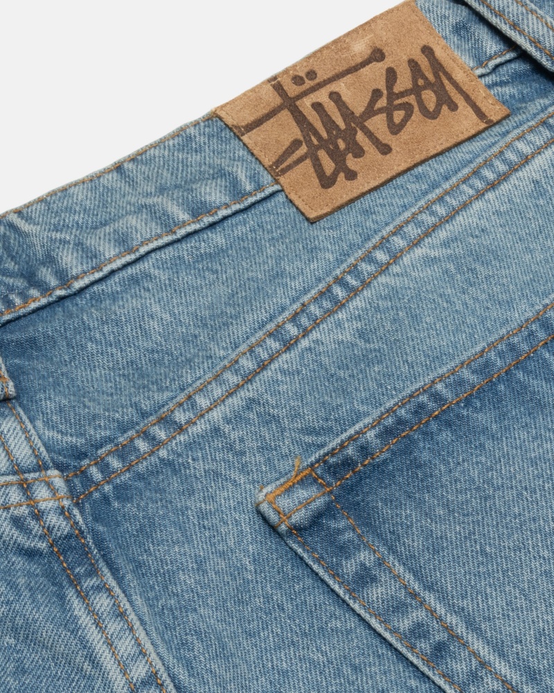 Jeans Stussy Big Ol' Denim Azules | 63908-QWDY