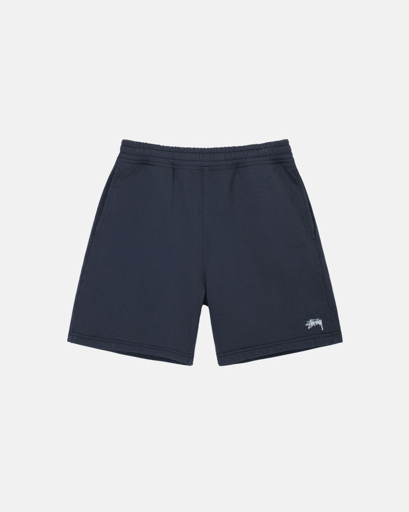 Pantalon Deportivo Stussy Stock Logo Azul Marino | 71289-WCUE