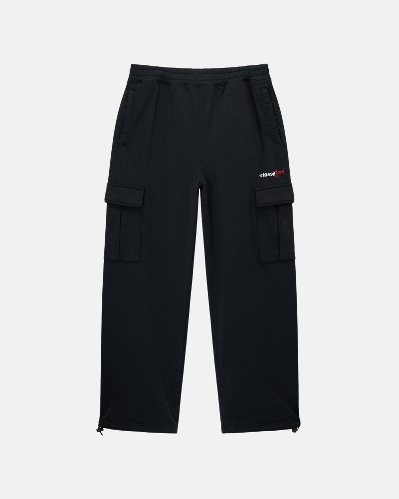 Pantalon Stussy Deporte Cargo Fleece Negras | 21379-LRUE