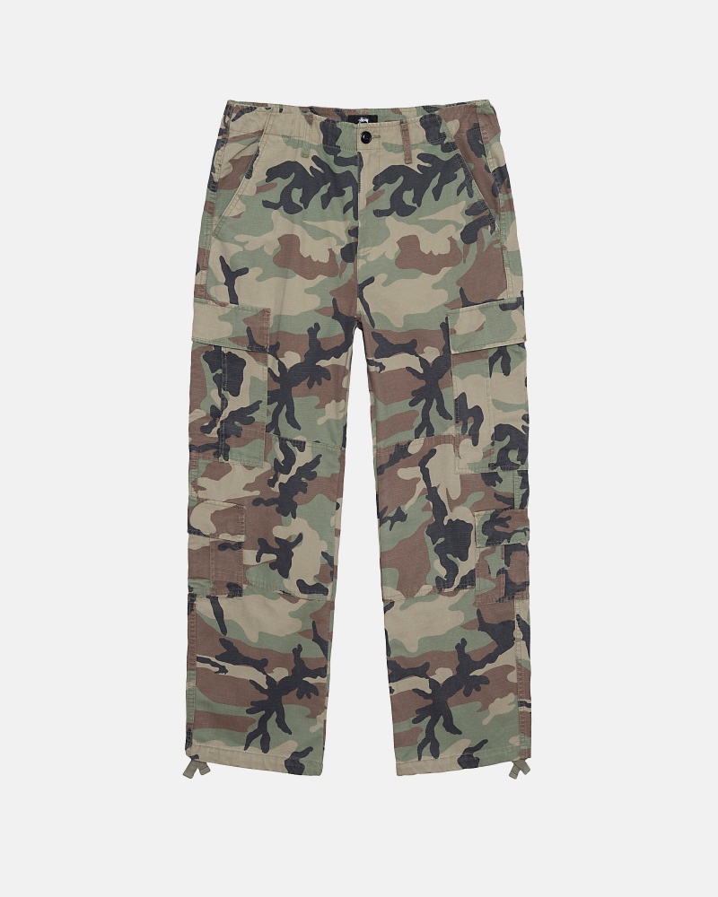 Pantalon Stussy Surplus Cargo Ripstop Camuflaje | 40851-CASL