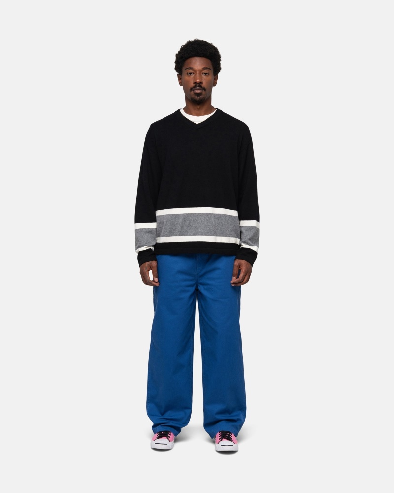 Pantalon Stussy Workgear Trouser Twill Azul Real | 47103-VOMA