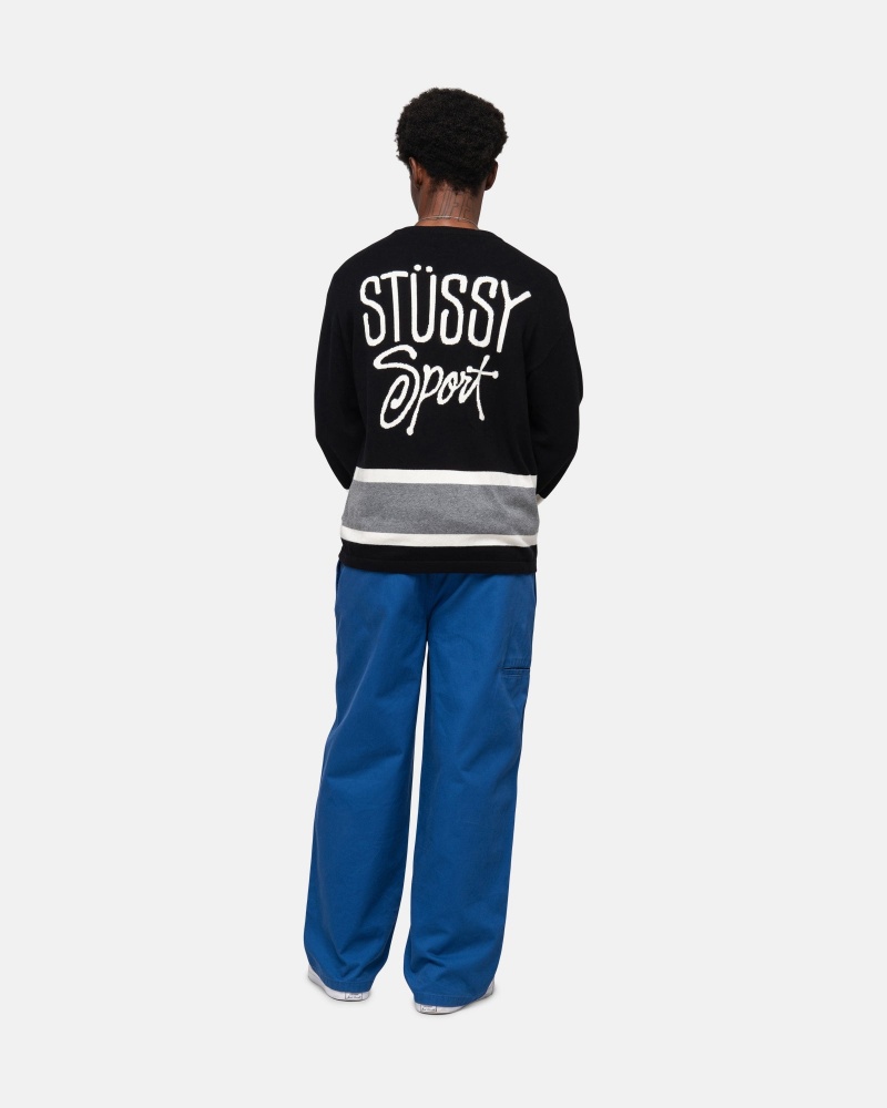 Pantalon Stussy Workgear Trouser Twill Azul Real | 47103-VOMA