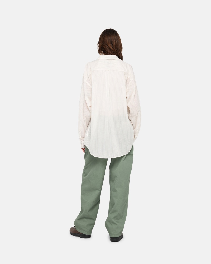 Pantalon Stussy Workgear Trouser Twill Verde | 35496-LVJD