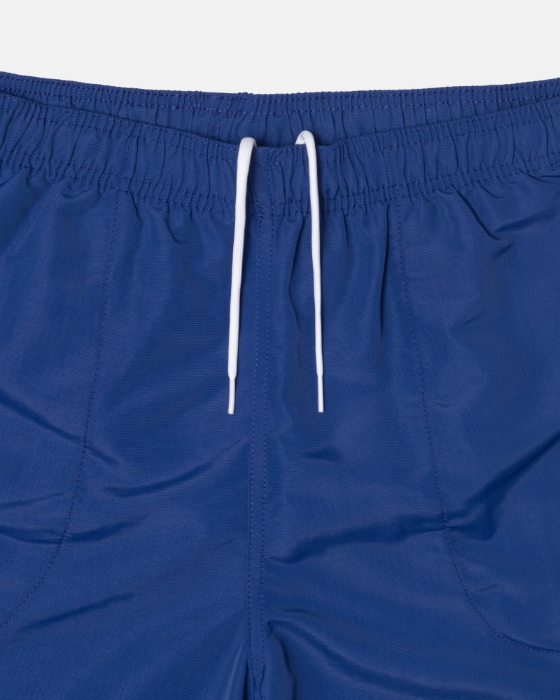 Short Stussy Agua Stock Azules Oscuro | 02319-XSFI