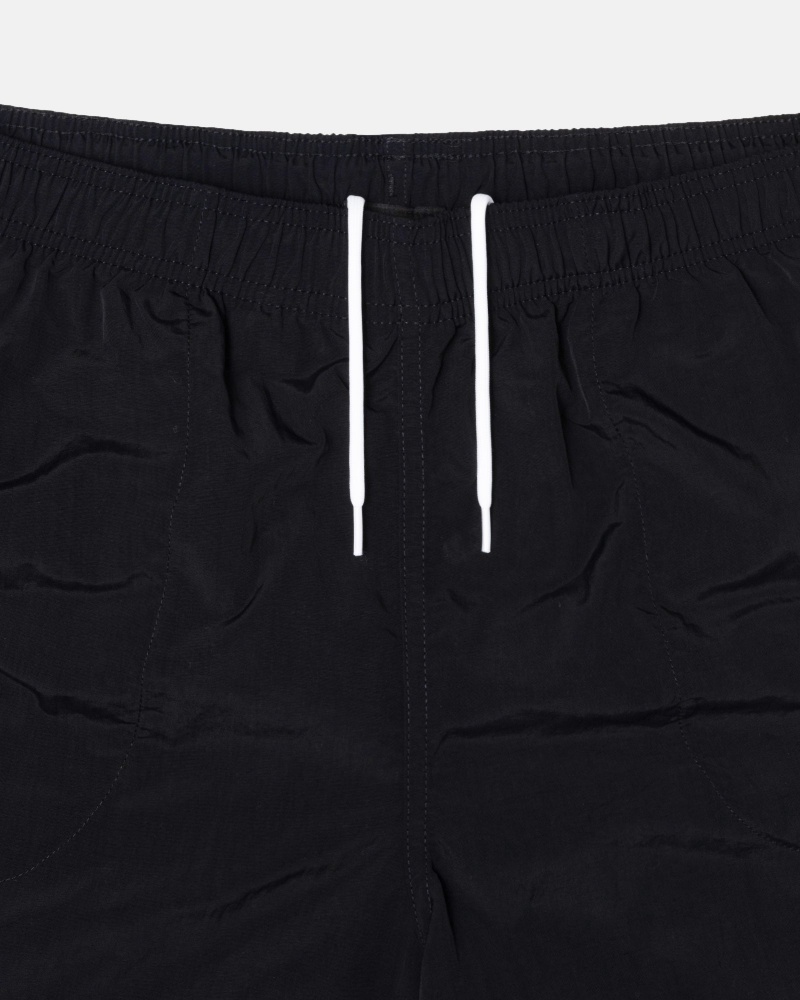 Short Stussy Agua Stock Negras | 30826-SJIZ