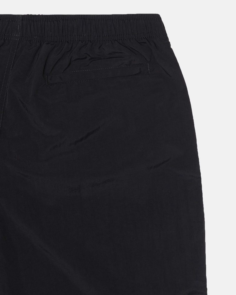 Short Stussy Agua Stock Negras | 30826-SJIZ