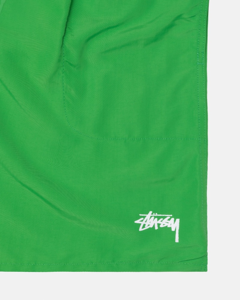 Short Stussy Agua Stock Verde | 74062-KQWN