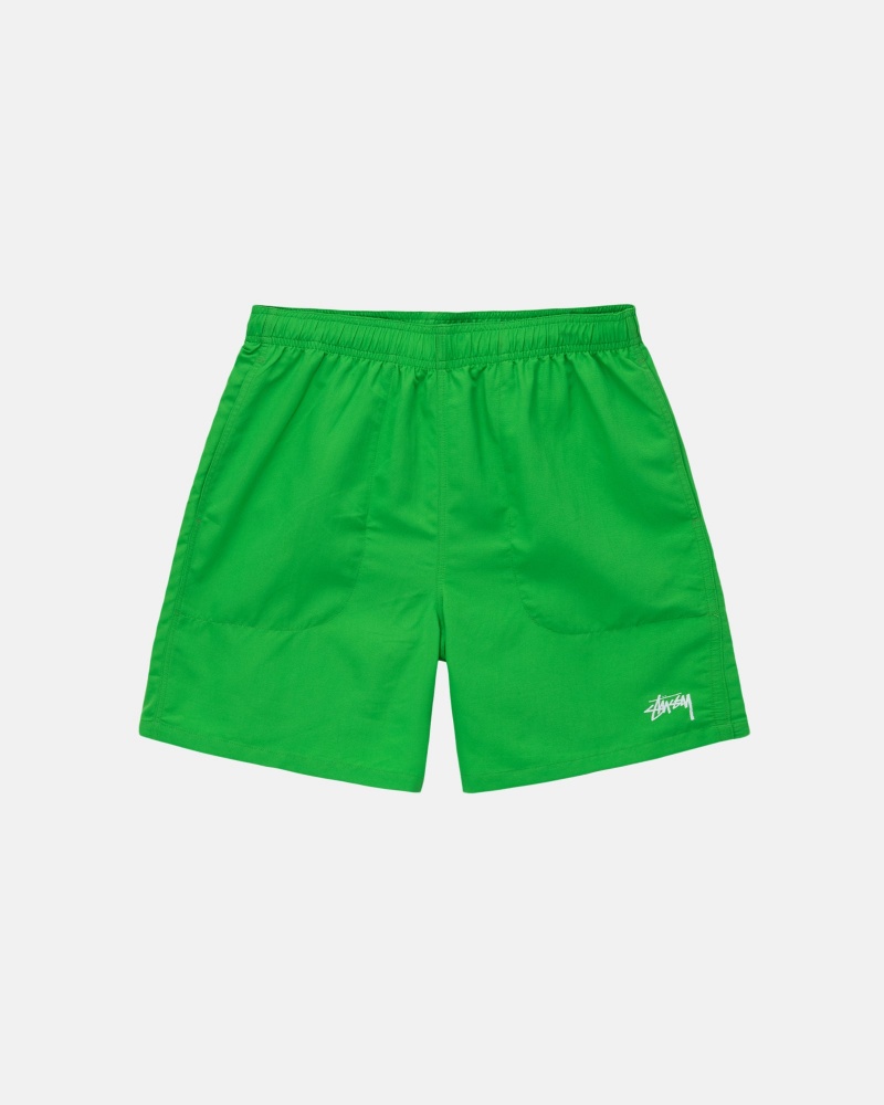 Short Stussy Agua Stock Verde | 74062-KQWN