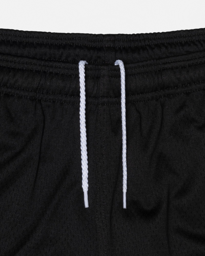 Short Stussy Mesh Big Basic Negras | 50721-IVRJ