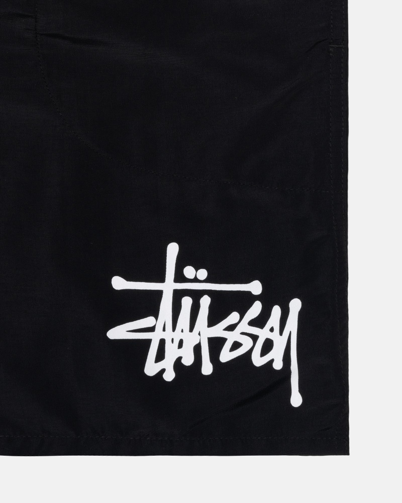 Short Stussy Mesh Big Basic Negras | 56213-CRMB