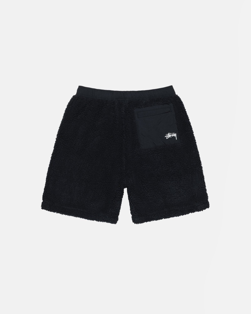 Short Stussy Sherpa Negras | 17432-PFNO