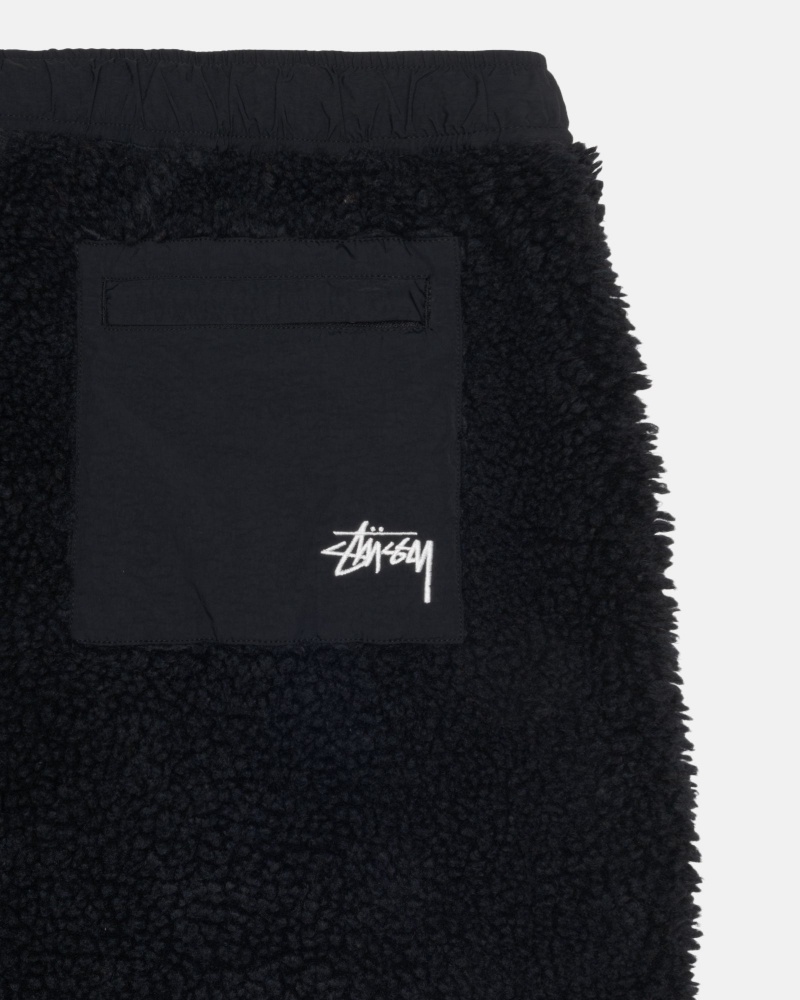 Short Stussy Sherpa Negras | 17432-PFNO