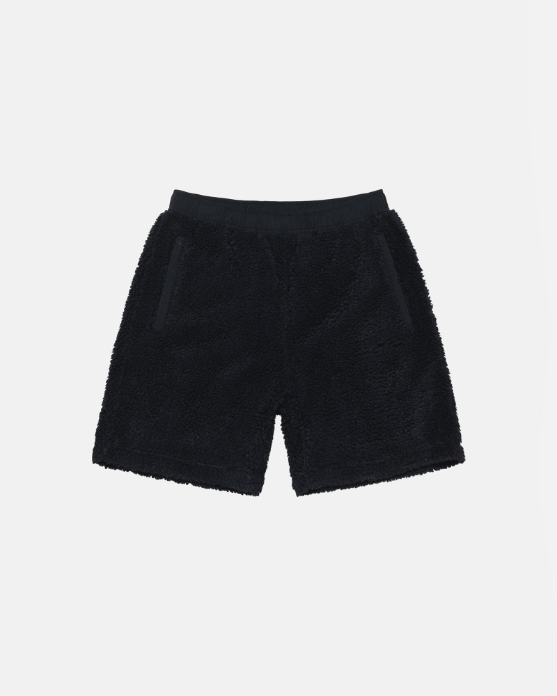 Short Stussy Sherpa Negras | 17432-PFNO