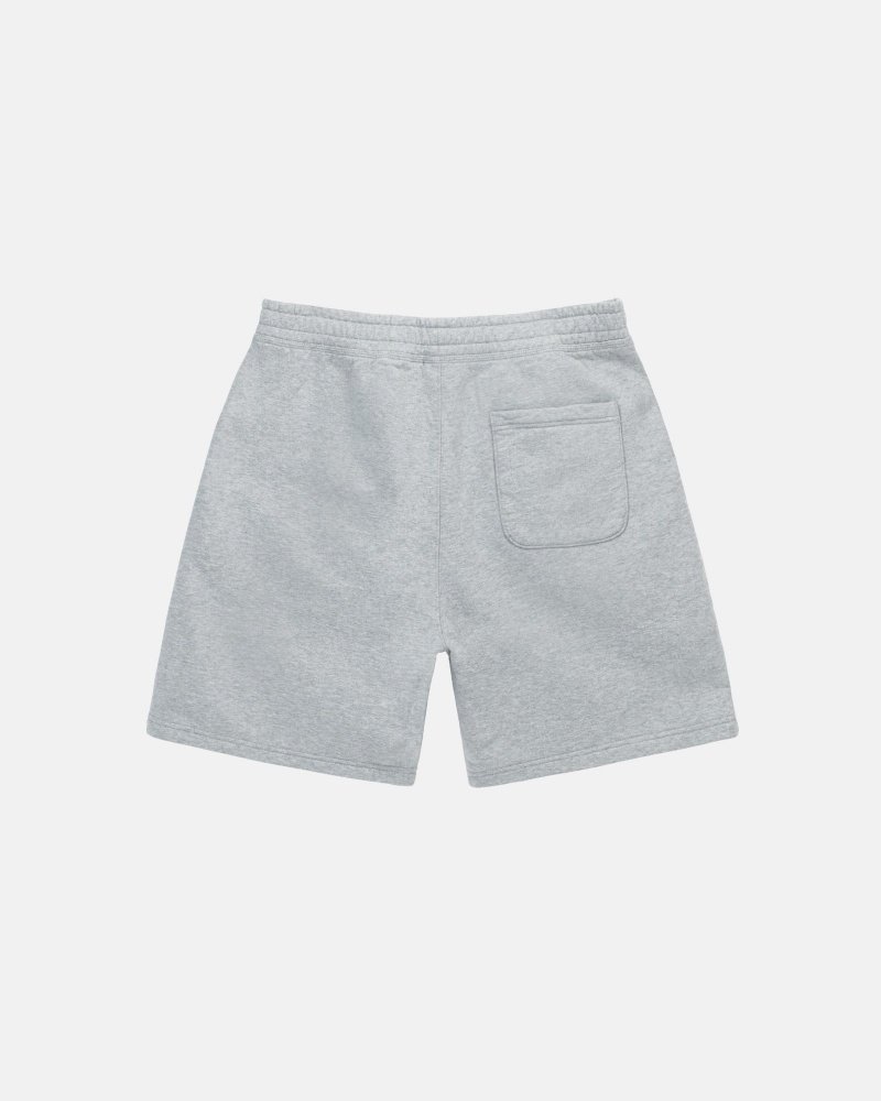 Short Stussy Stock Logo Gris | 24635-DMAL