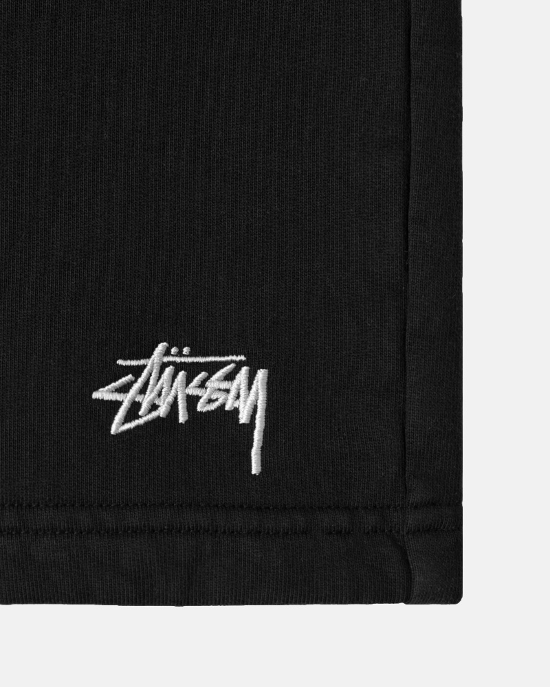 Short Stussy Stock Logo Negras | 50879-WPYQ