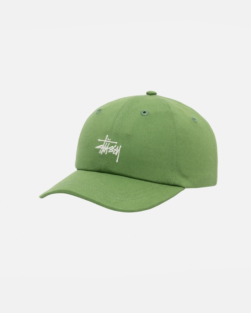 Sombreros Stussy Low Pro Basic Stock Strapback Verde | 23105-JZAM