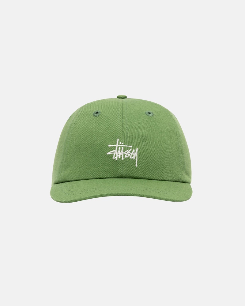 Sombreros Stussy Low Pro Basic Stock Strapback Verde | 23105-JZAM