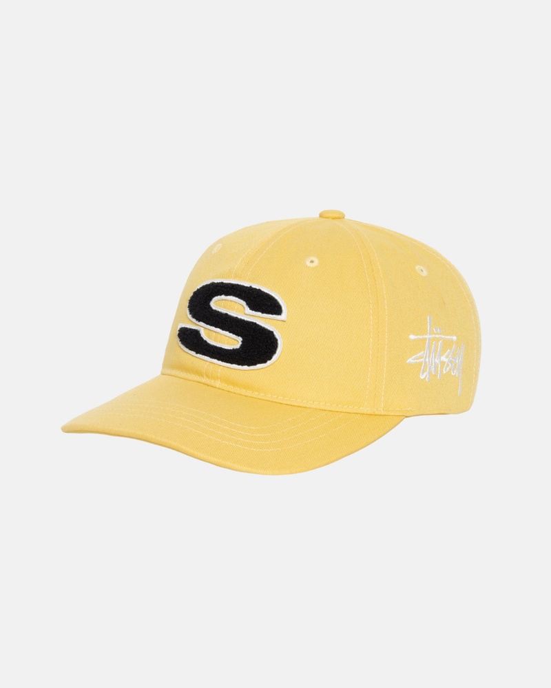 Sombreros Stussy Low Pro Chenille S Snapback Moutarde | 01963-JEQZ