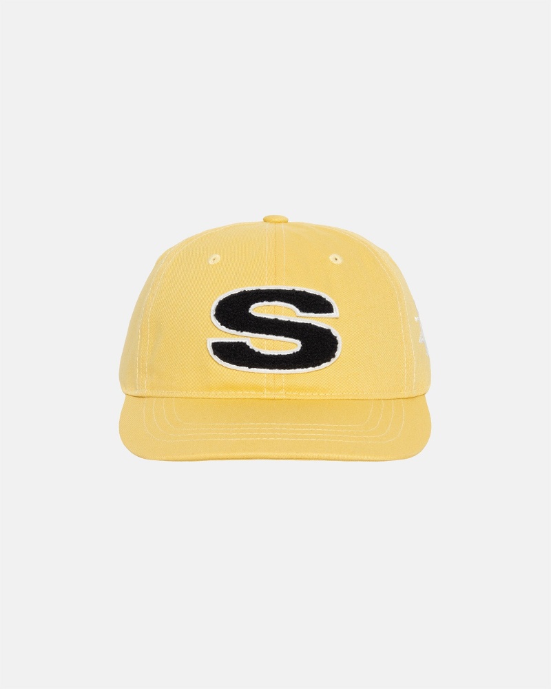 Sombreros Stussy Low Pro Chenille S Snapback Moutarde | 01963-JEQZ