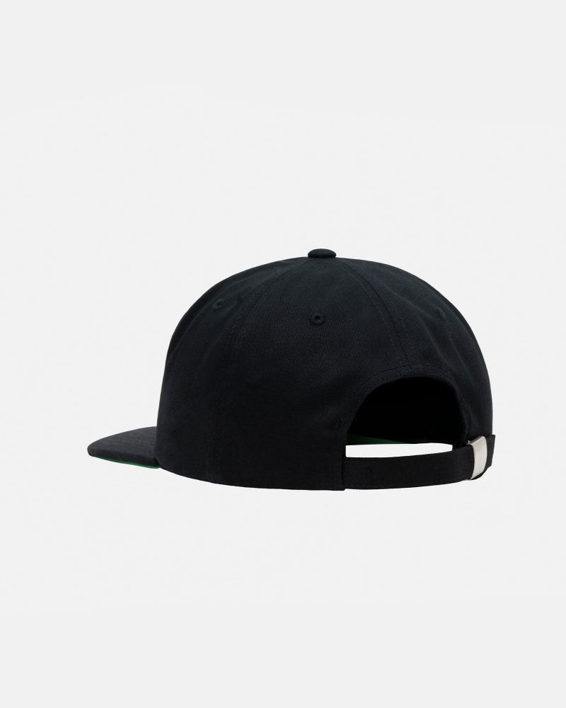 Sombreros Stussy Mid-Depth Basic Star Strapback Negras | 34879-EGHT