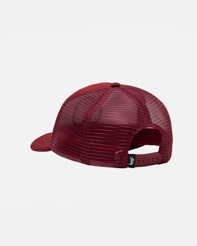 Sombreros Stussy Trucker 8 Ball Snapback Rojas | 34561-HYPK